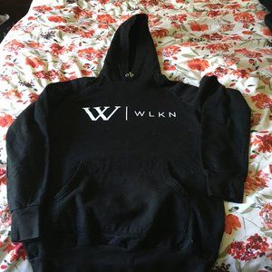 Black and White WLKN Hoodie
